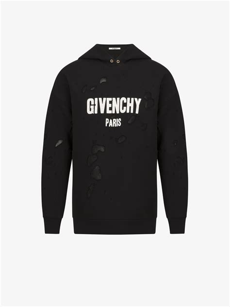 givenchy destroyed hoodie fake|givenchy paris sweatshirt destroyed.